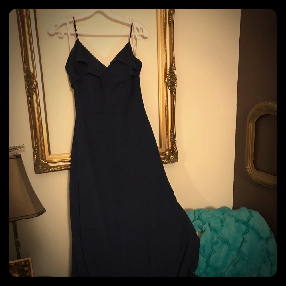 Navy blue dress